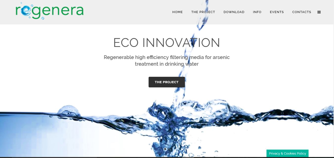 regenera website beWarrant European Funding Division